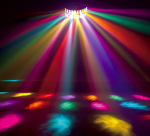 Festive colored lights at no additional cost to the Bride